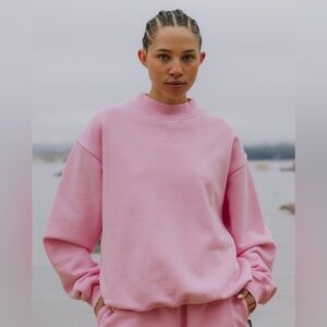 Daily Drills oversized heavyweight vintage crew sweatshirt TAFFY XS/S NWT